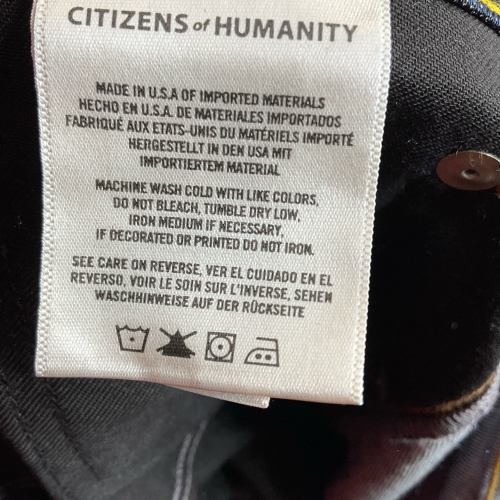Citizens of Humanity Perfect Casual Straight Sz 40 blue denim boot cut 45170 - Picture 12 of 13